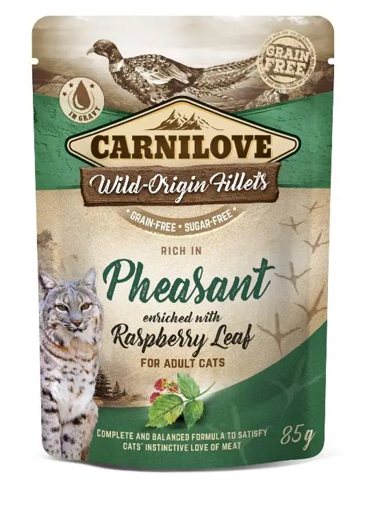 Carnilove Cat Pouch Pheasant with Raspberry 85 gram