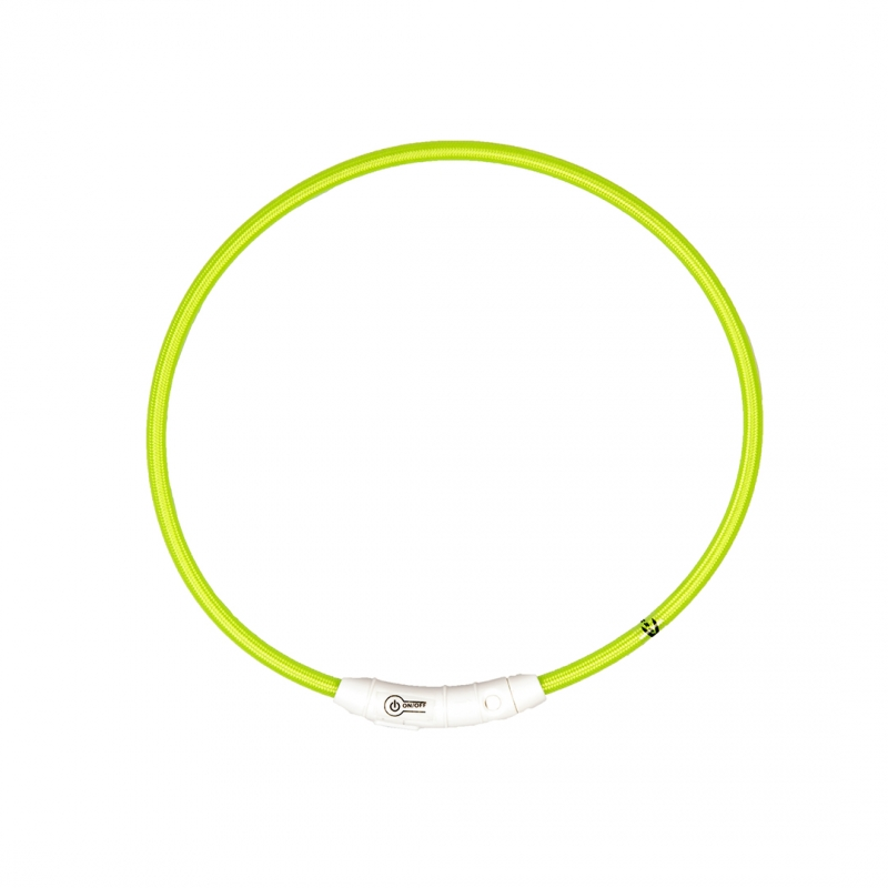 Duvo+ Flash Light USB Nylon Groen 65 cm