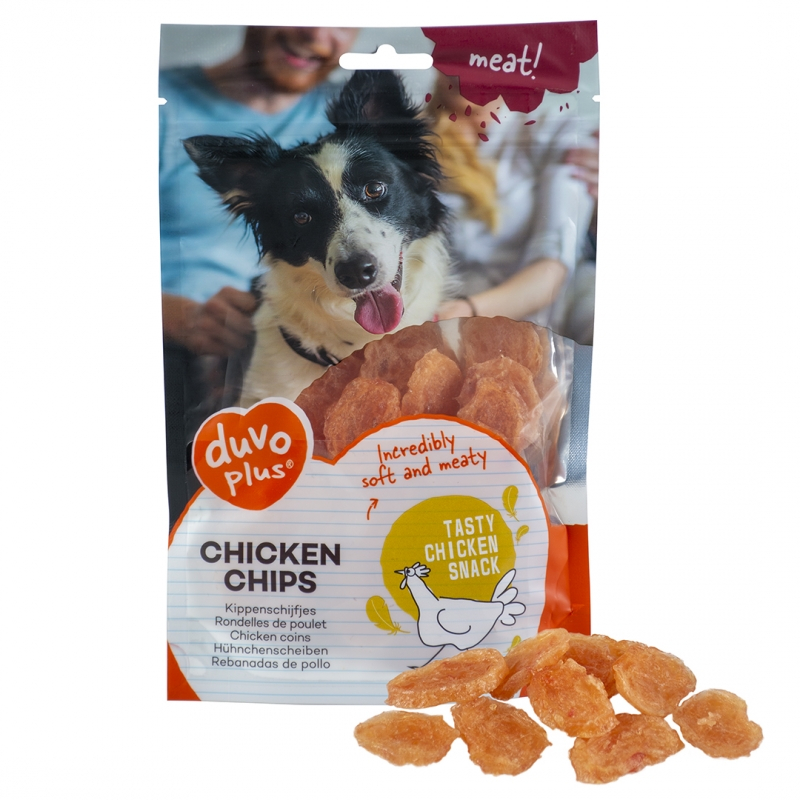 Duvo+ Meat Kippenchips 80 gram