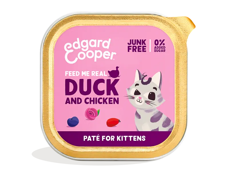 Edgard & Cooper Cat Kitten Paté Duck & Chicken 85 gram
