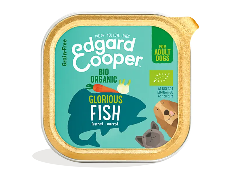 Edgard & Cooper Dog Adult Cup Organic Fish 100 gram