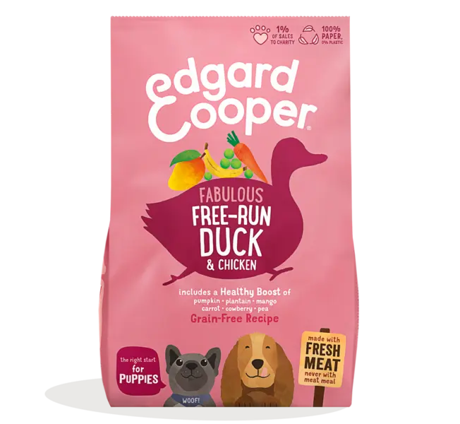Edgard & Cooper Puppy Free-Run Duck & Chicken 12 kg