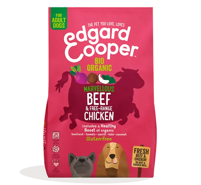 Edgard & Cooper Adult Bio Organic Beef & Free-Range Chicken 2,5 kg