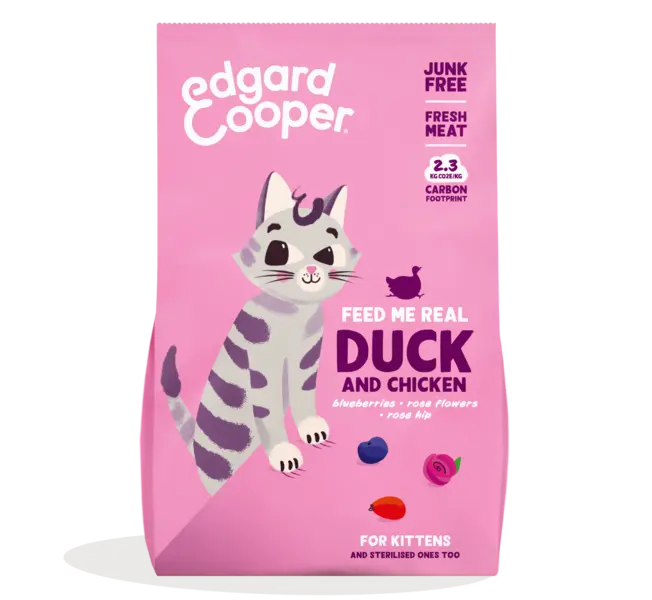 Edgard & Cooper Cat Kitten Duck & Chicken 325 gram