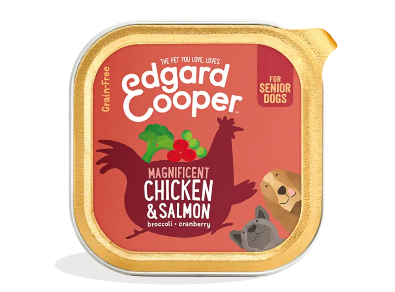 Edgard & Cooper Dog Senior Cup Chicken & Salmon 150 gram
