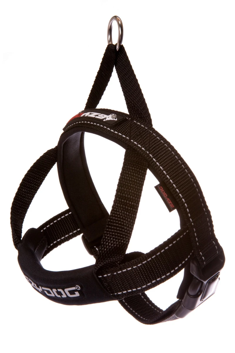 EzyDog Quick Fit tuig XS Zwart