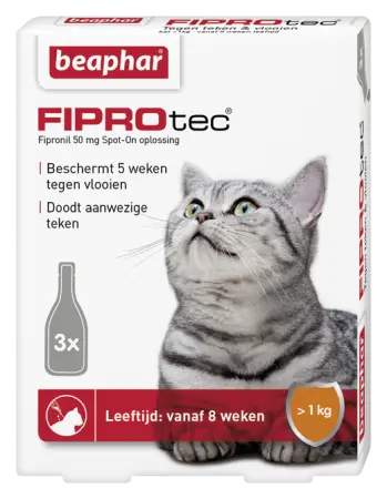 Beaphar Fiprotec kat 3 pipetten