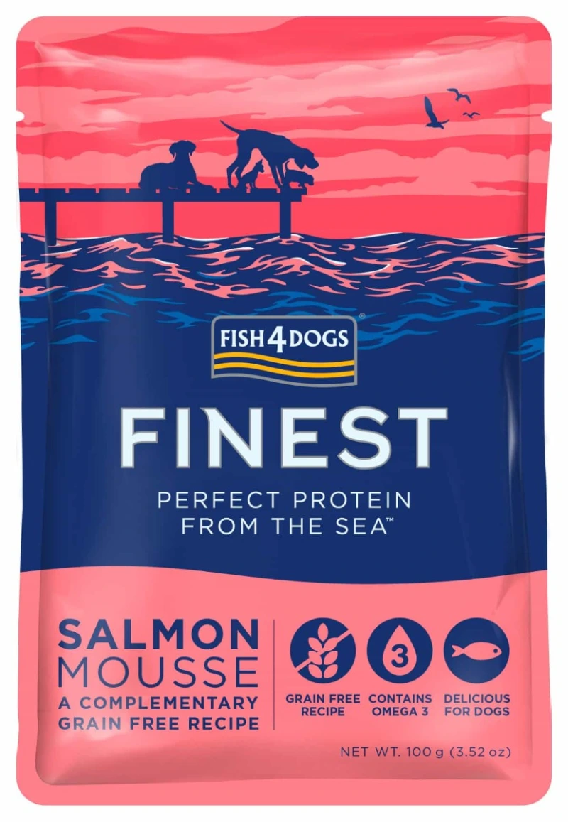 Fish4Dogs Finest Adult Salmon Mousse 100 gram