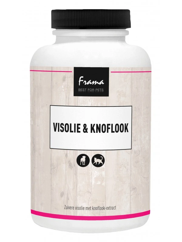 Frama Visolie & Knoflook 200 capsules