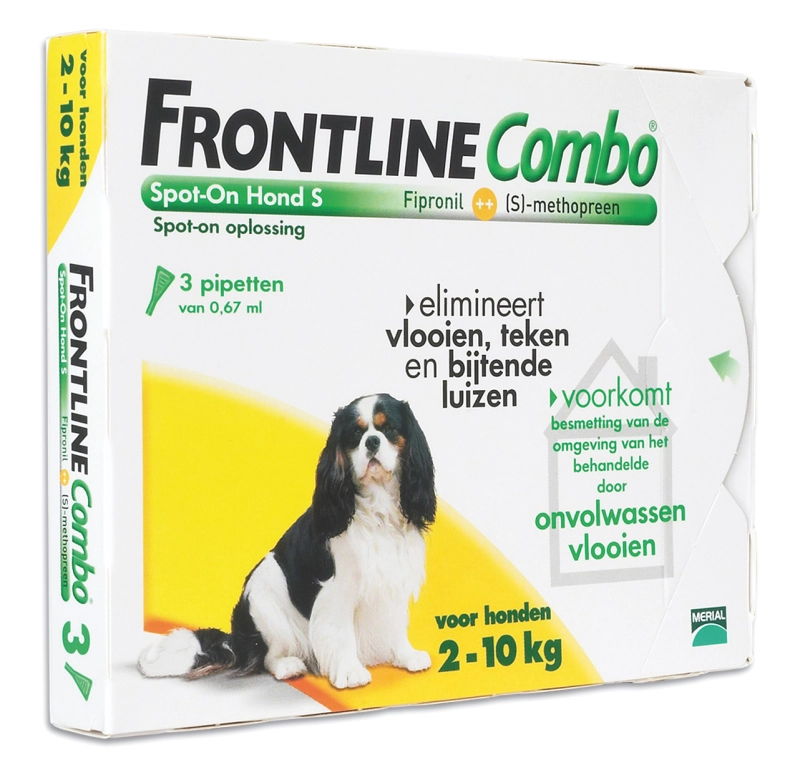 Frontline Combo Hond 2-10 kg. 3 pipetten