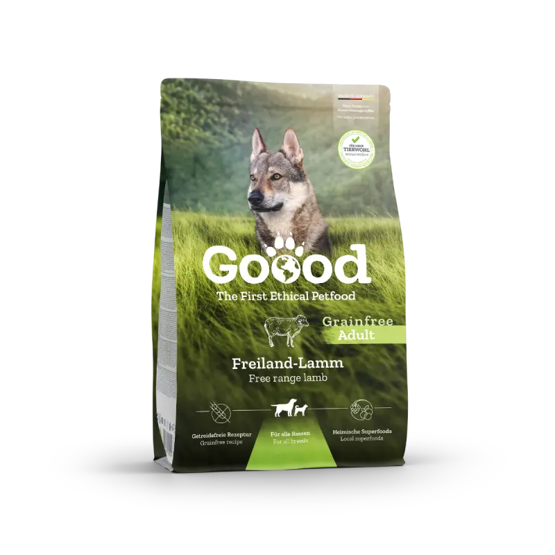 Goood Graanvrij hondenvoer Adult Vrije uitloop Lam 10 kg