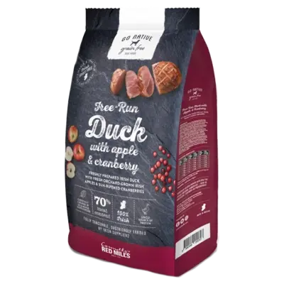 Go Native Grain Free Dog Duck with Apple & Cranberry 12 kg