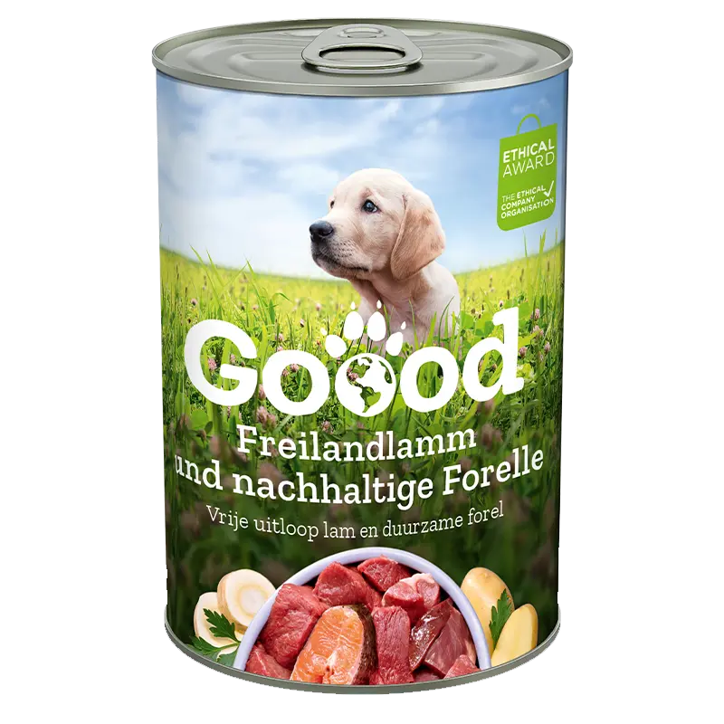 Goood hondenvoer nat Junior Lam & Forel 400 gram