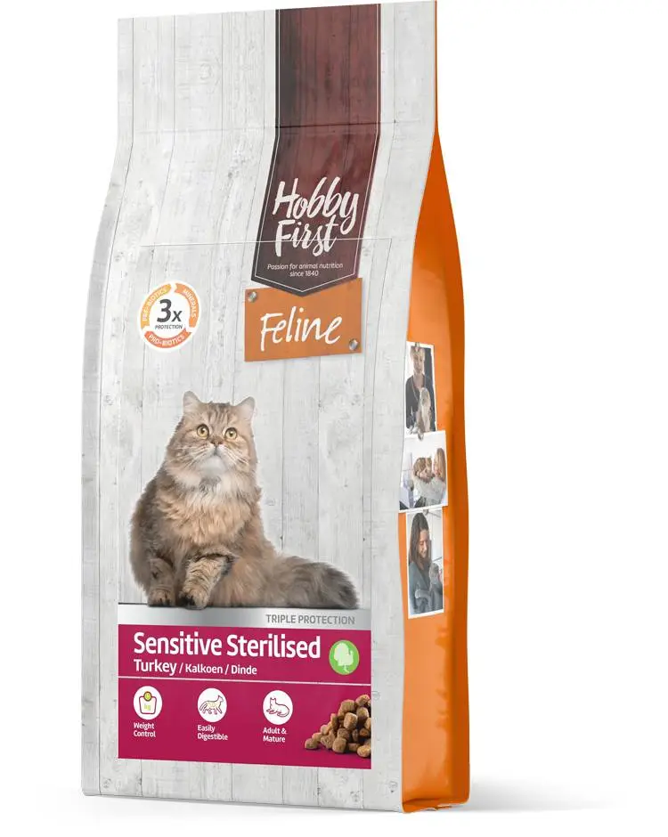 Hobby First Feline kattenvoer Sensitive Sterilised 1,5 kg