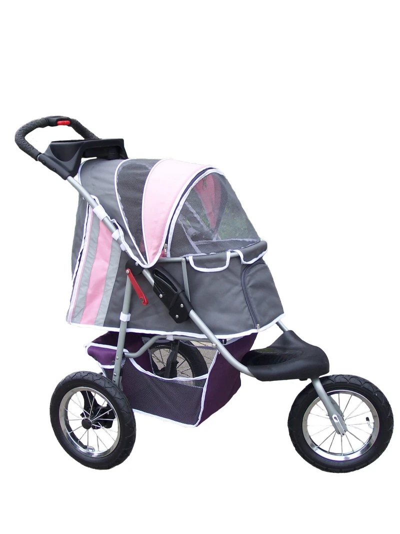 Innopet hondenbuggy Comfort (luchtbanden)-Dark Grey/Light Grey