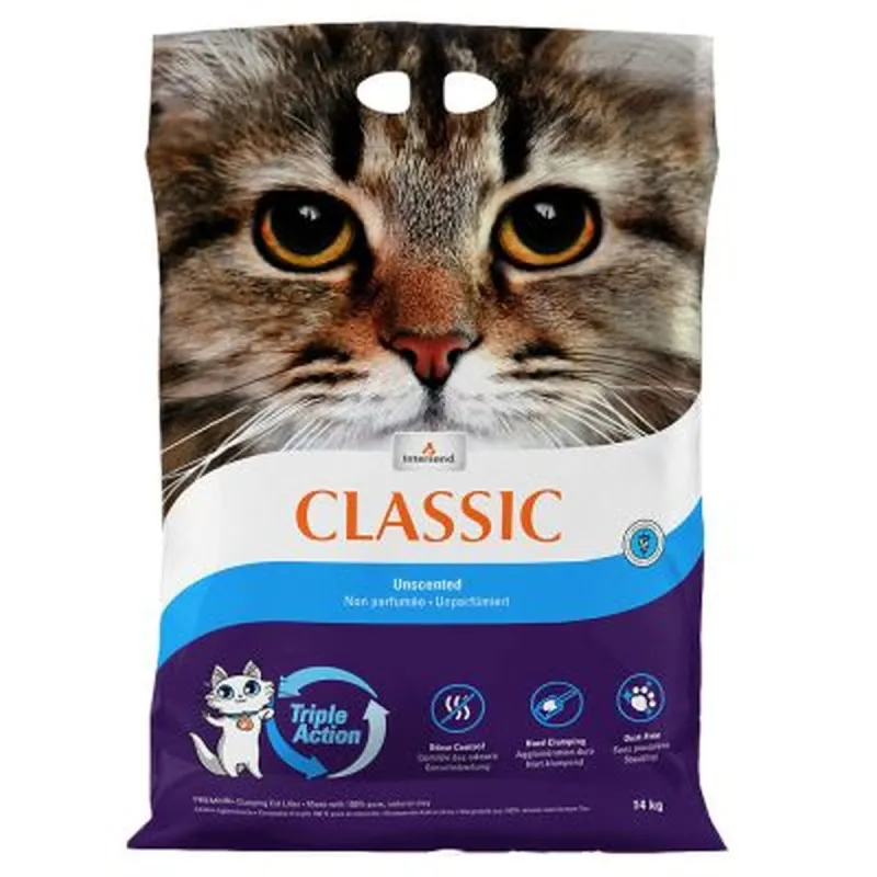 Intersand Extreme Classic Ongeparfumeerd kattenbakvulling 14 kg.