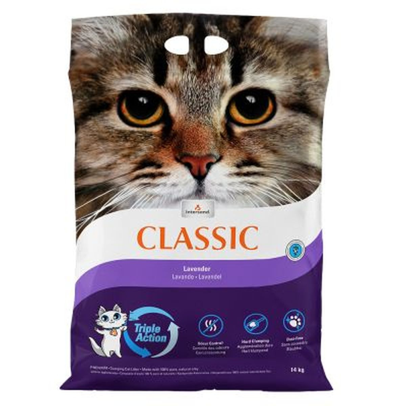 Intersand Extreme Classic Lavendel kattenbakvulling 14 kg