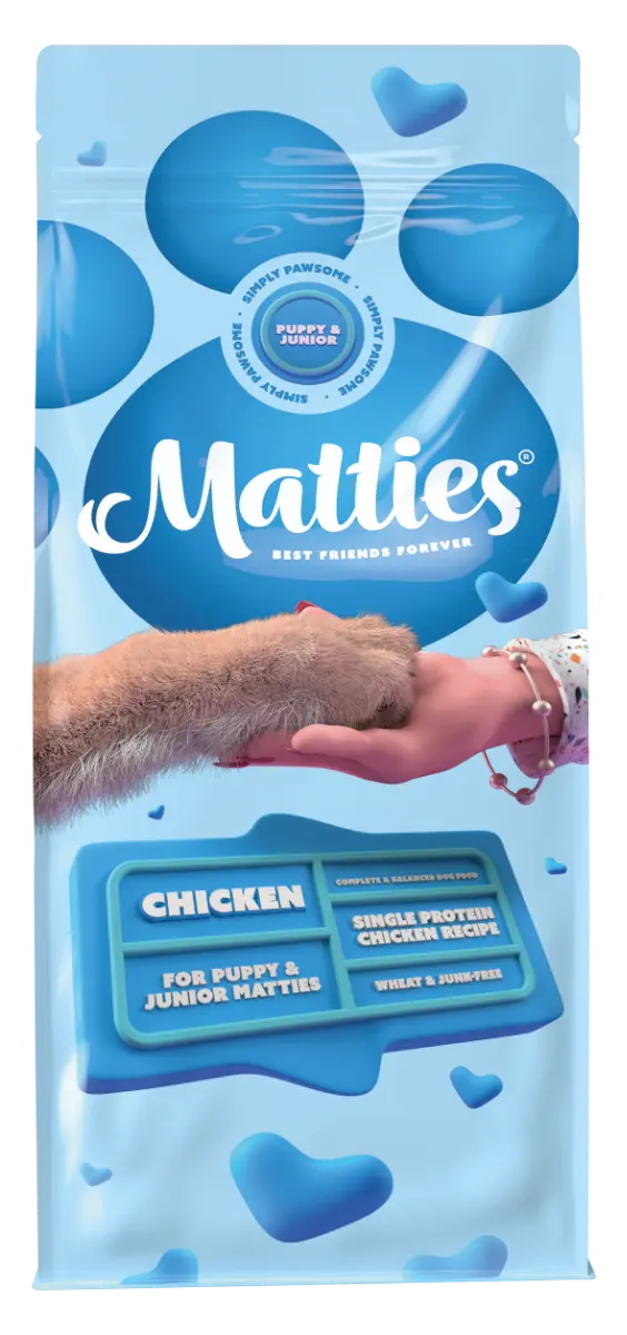 Matties Premium hondenvoer Puppy/Junior Chicken 12 kg