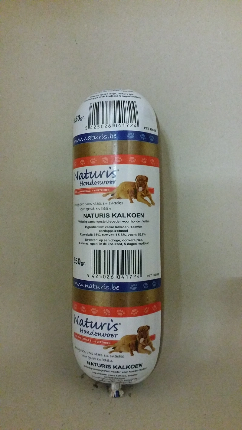 Naturis houdbare worst Kalkoen 650 gram