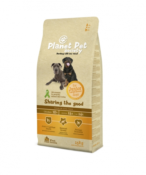 Planet Pet Junior Large Breed 15 kg