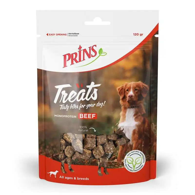 Prins Treats Dog Beef 120 gram
