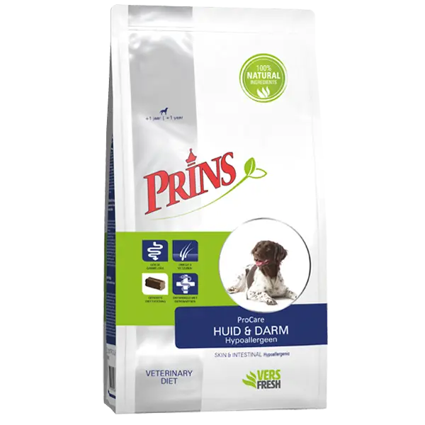 Prins ProCare Dieetvoeding Huid en Darm Hypoallergeen 3 kg.