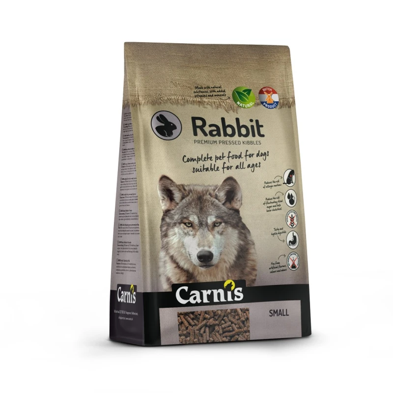 Carnis Rabbit Small geperst hondenvoer 4 kg