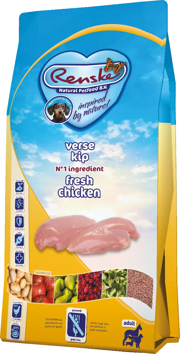 Renske Super Premium Kip Graanvrij 12 kg
