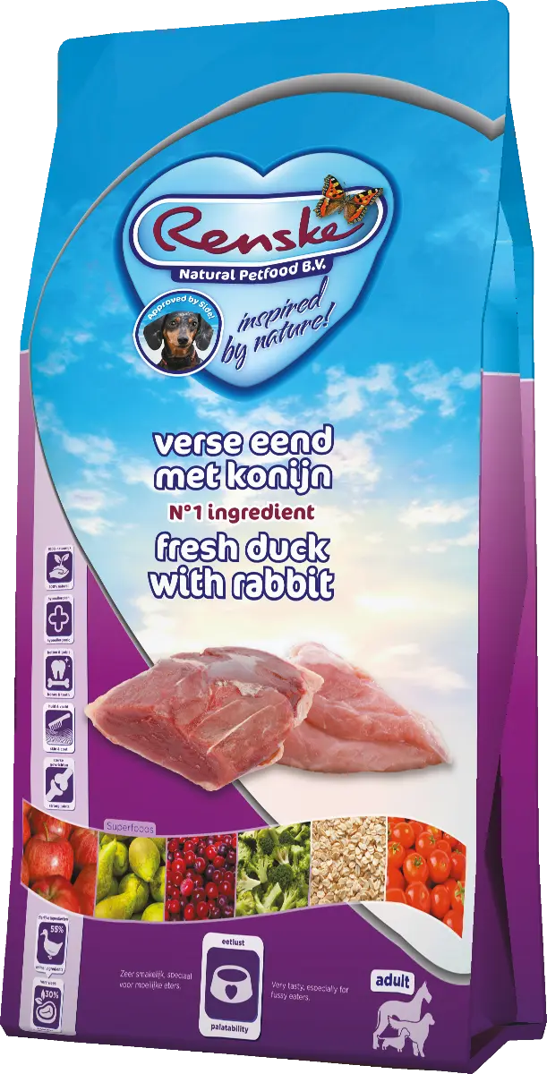 Renske Super Premium Eend en Konijn 2 kg