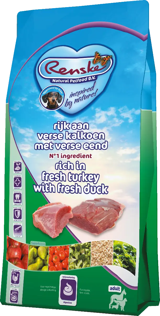 Renske Super Premium Kalkoen en Eend 12 kg