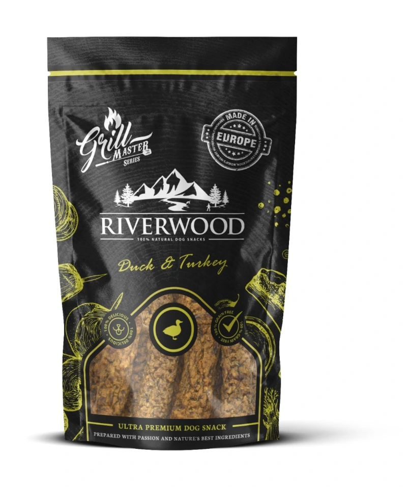 Riverwood hondensnack Grillmaster Duck & Turkey 100 gram