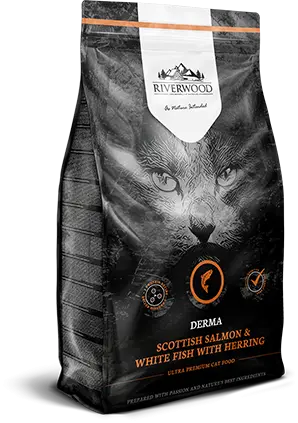 Riverwood Cat Derma Scottish Salmon, White Fish with Herring 2 kg