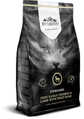 Riverwood Cat Sterilised Venison, Lamb with Wild Boar 2 kg