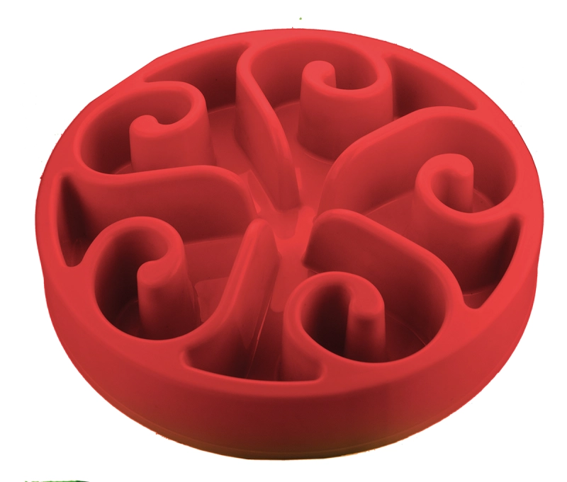 Eat Slow Live Longer anti schrokbak Rood Large