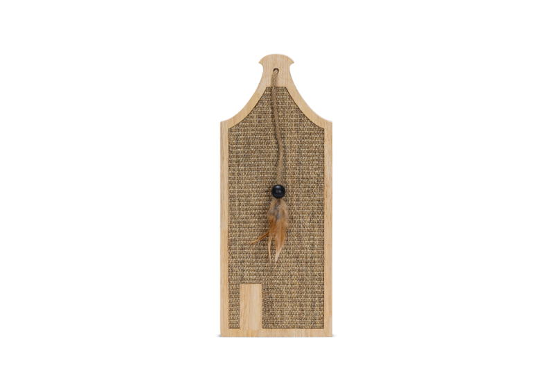 Designed by Lotte Houten halve Krabplank Vicky 50 x 20 x 2 cm