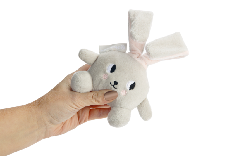 Beeztees puppy pluche knuffel Canina Grijs 15 x 9 x 4 cm