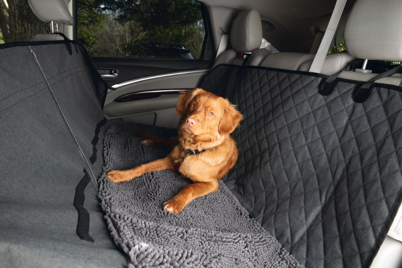 Dog Gone Smart Dirty Dog Autodeken Grijs 136 x 148 cm
