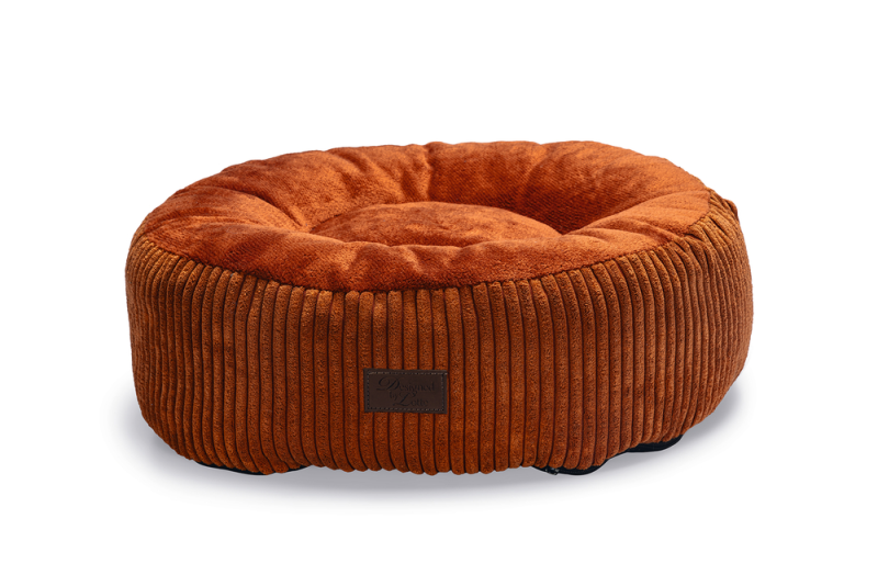 Designed by Lotte Ligmand Ribbed Kattenmand Terra 50 x 50 x 17 cm