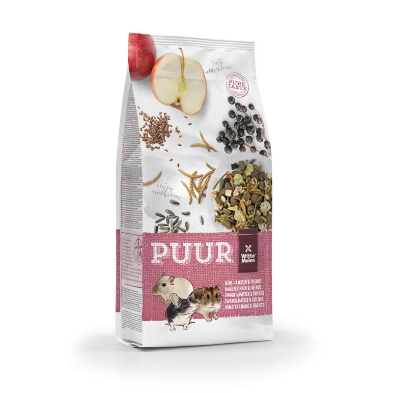 Witte Molen Puur Mini Hamster & Friends 400 gram
