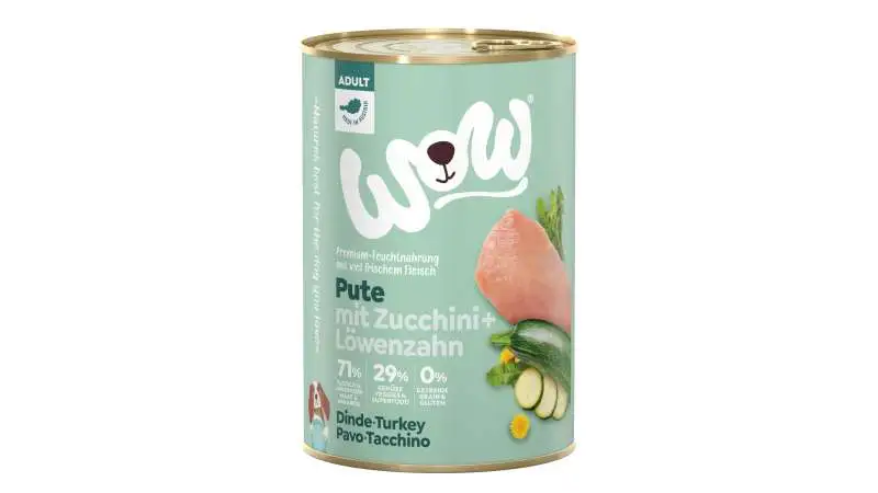 WOW Graanvrij natvoer Adult Kalkoen 6 x 400 gram