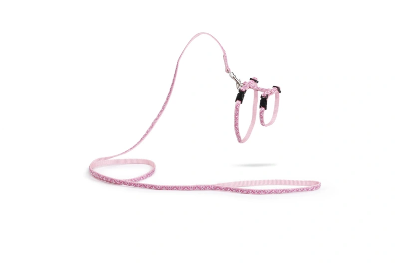 Beeztees nylon kittentuigje Mystic Roze