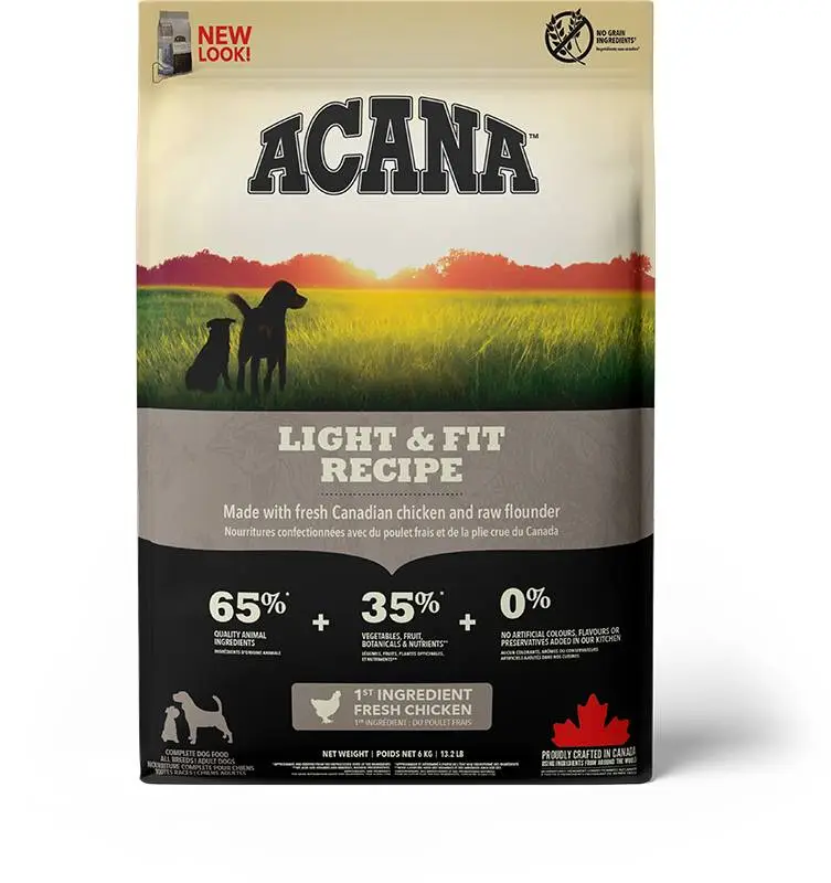 Acana Heritage Light & Fit Dog 6 kg