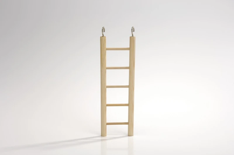 Beeztees houten ladder met 5 treden 24 cm