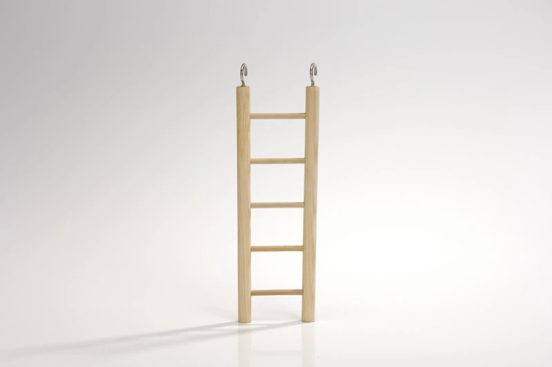 Beeztees houten ladder met 6 treden 28 cm