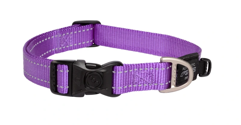 Rogz hondenhalsband Fanbelt L Paars