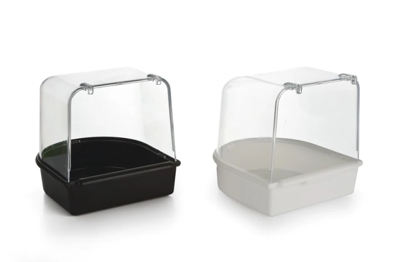 Beeztees plastic badhuisje Wit 13 x 13 x 13 cm