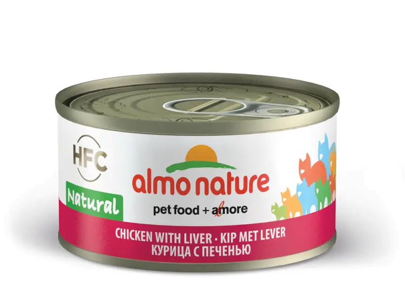 Almo Nature Adult  Kip en Lever 70 gram