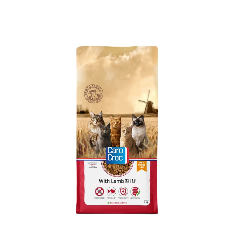 Carocroc Kat Super Premium Lam 31/18 2 kg.