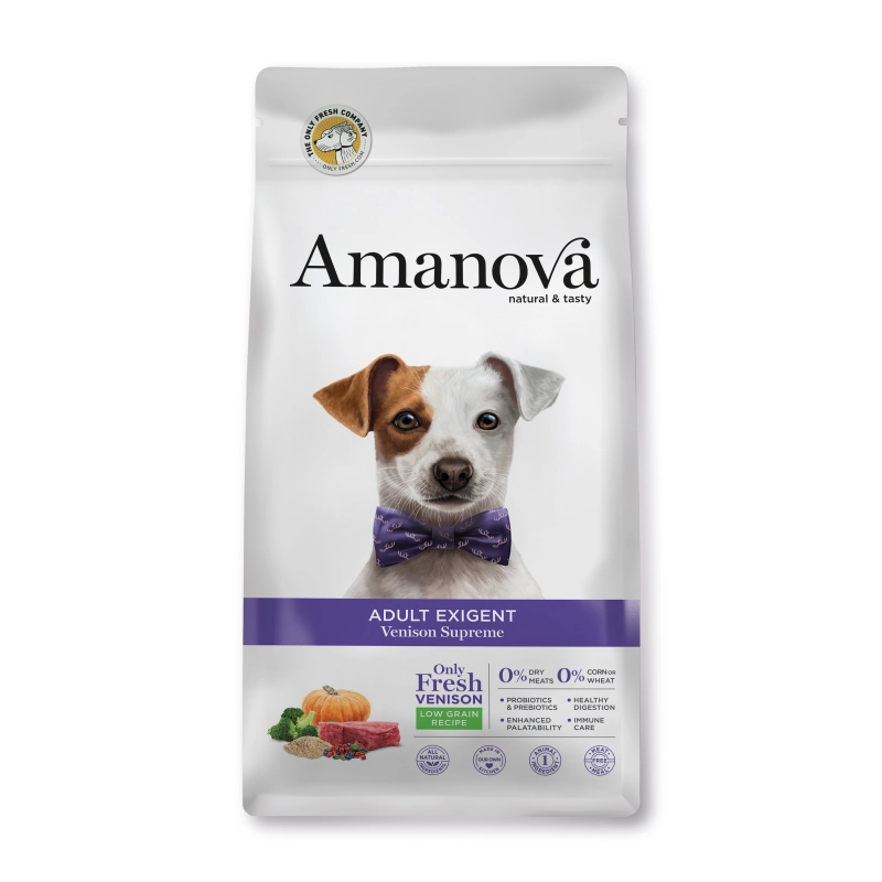 Amanova Dog Adult Exigent Venison Supreme Low Grain 2 kg