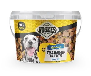 Voskes Hondensnack Trainer Treats Mix Omdoos 4 x 1,8 kg